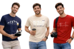 Trendy Men’s T-Shirt | Cotton Casual Half Sleeve Tee for Daily Wear, Pack of 3