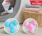 🧺 Laundry Ball Floating Pet Hair Catcher | Reusable Lint Mesh Filter Bag (1 Pc)