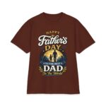 Happy Father’s Day T-Shirt for Dad – Best Dad in the World Graphic Printed Cotton Tee | Father’s Day Gift for Father, Husband & Grandpa